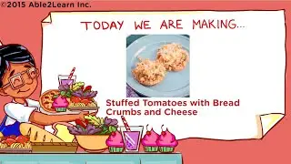 Let's Cook! Life Skills - Kids with Autism - Stuffed Tomatoes with Bread Crumbs and Cheese (Lvl 3)