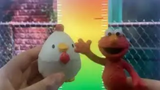 Growth Chart Scene from Sesame Street Big Elmo Fun