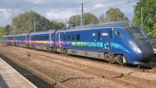 Hull Trains Class 802 802303 5-Car Paragon Bi-Mode MU Passes Arlesey Southbound for London 21/5/22