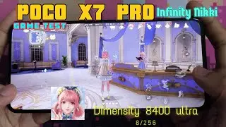 POCO X7 PRO - INFINITY NIKKI High Settings Game Test