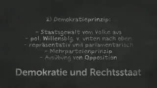 Demokratie und Rechtsstaat