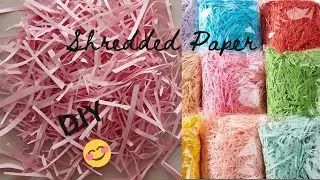 Shredded Paper for gift made at home| Gift ideas| Emergency trick| Homemade Shredded Paper | DIY
