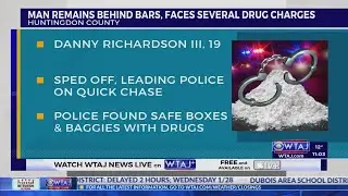 Huntingdon County man facing drug charges after trying to flee traffic stop | WTAJ