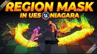 Region Mask Module in UE5 Niagara Tutorial | Download Files
