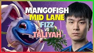 MangoFish Rank 1 Fizz Execution and Mid Lane Laning Strategy Engsub