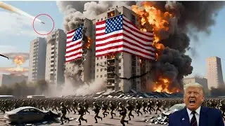 1 minute ago! Millions of elite US troops fled after 4,500 Orenshik missiles were launched.