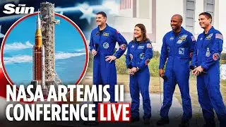 LIVE: NASA news conference on troubleshooting hydrogen leaks on the Artemis II moon rocket