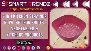 2 in 1 Kitchen Strainer Bowl Set For Fruits, Vegetables & Kitchens Products