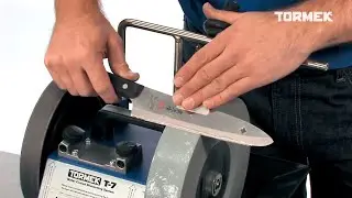 Slipa kniv med Tormeks jigg f&ouml;r knivar SVM-45