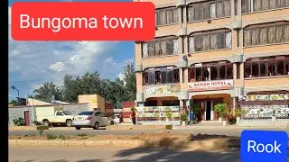 Random ride around Bungoma town in Western parts of Kenya//Roads and streets view of Bungoma in 2023