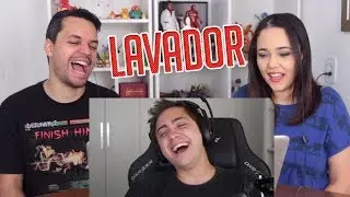 REACT ESTOU VICIADO EM LAVAR ROUPA! - MELHORES CLIPES (alanzoka)
