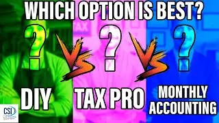 DIY vs. Tax Pro vs. Monthly Accountant &mdash; Which Is Best for Small Businesses?