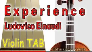 Experience - Ludovico Einaudi - Violin - Play Along Tab Tutorial
