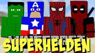 70+ SUPERHELDEN MOD (Spiderman, Iron Man, Hulk) [Deutsch]