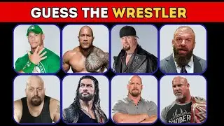 Can you Guess 35 Wrestlers in 5 Seconds ? | WWE Quiz Challenge
