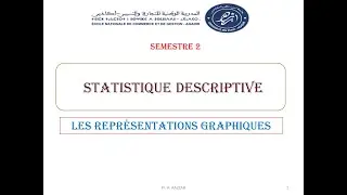 Statistique descriptive, les représentations graphiques