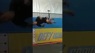 First backfull landed on flat ground #Shorts #Flipping #Parkour