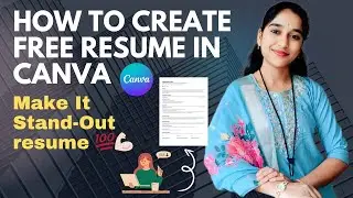 Job కోసం Perfect Resume Canva లో Free  గా ఎలా Design చేయాలి? | Simple and Free #canva #yt #resume