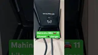 ❤️👍🏻🥳Mahindra BE6 electric car charger🚘 11 kilowatt charger review 🥳🤩👍🏻#evcar#mahindra#love