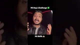 90 Days &ndash; 90 Skills Challenge 🚀  #motivation #vlog #minivlog #shorts
