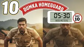 Day 10 of Dumka Jharkhand Homeguard 30 Days Challenge! ⚡🔥🎊👟💯