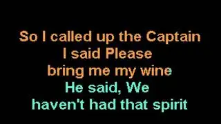 Hotel CA Karaoke Heavy Metal Cover Version CustomKaraoke RARE custom