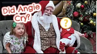 Angie Seeing Santa For The First Time!