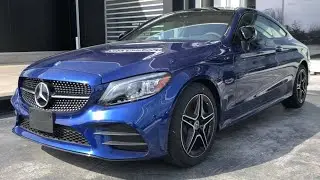 2020 Mercedes Benz C300 4Matic Brilliant Blue Metallic 255HP | In-Depth Visual Walk Around