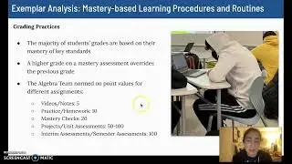 Mastery-Based Learning Algebra 1