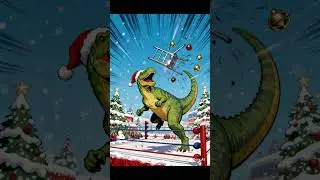 Merry Donnie T rex Christmas!!!! 🦖#fyp  #christmas #santa #merrychristmas #hiphop #rap #newmusic