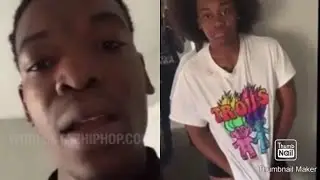 He jumped on her f0r talkin 2 another duude. |CARLUS KING REACTION