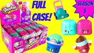 SHOPKINS Season 5 FULL CASE Opening Unboxing