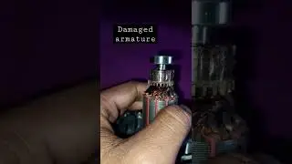 damaged armature #armature #repair