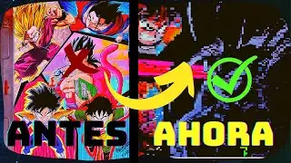 REDIBUJANDO MI POSTER DE GOHAN✔/6 MESES DESPUES✍💪🔥🔥🔥