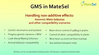 Managing non-additive effects using the GMS facility