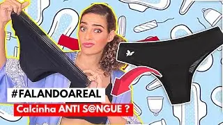 CALCINHA ABSORVENTE: VALE A PENA? SEGURA O FLUXO? | @Faladantas