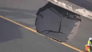 Massive sinkhole on I-10 expected to cause traffic nightmare into Thursday