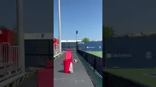 Court 4 getting ready for the National Bank Open.The event starts on August 5! 🎾