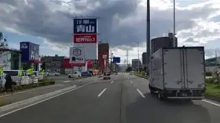 札幌市白石区　環状北大橋～環状通～国道36号交差点　ドライブ　2019