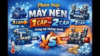 Hiểu rõ hơn về máy nén lạnh công nghiệp 1 cấp và 2 cấp