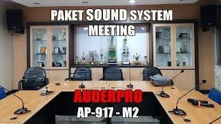 Instalasi paket sound system ruang meeting Auderpro mic meja kabel AP-917 M2