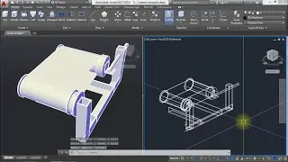 Autocad - Latihan 3D (Mesin Amplas)