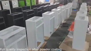 Quality Inspect and assemble the sheet metal enclosure after powder coating.
