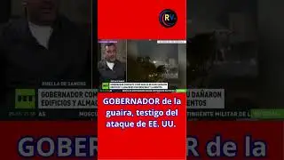 GOBERNADOR de la guaira, testigo del ataque de EE.&nbsp;UU. #venezuela