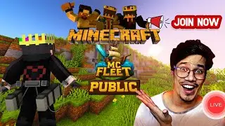 MC Fleet SMP is Now PUBLIC! Join LIVE and Play With Us! | Public Smp ‪@GamerFleet‬ #mcfleet