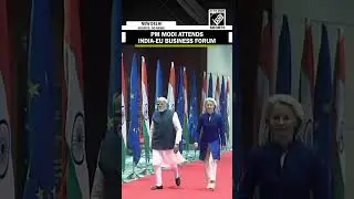 PM Narendra Modi attends India-EU Business Forum 2026 at Bharat Mandapam, New Delhi