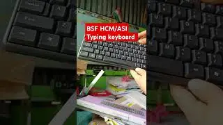 bsf HCM/ASI typing keyboard ⌨️#shorts
