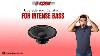 5 Core 10 Inch Subwoofer 600W | Deep Bass Car Audio Speaker | SKU WF 10120 4OHM