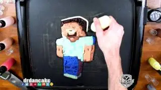 Minecraft (Steve) Pancake Art