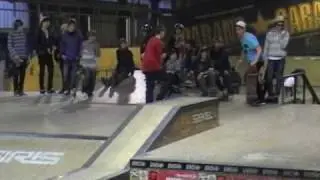 Mike Fl&ouml;ter Finale Run in der Skatehalle Aurich